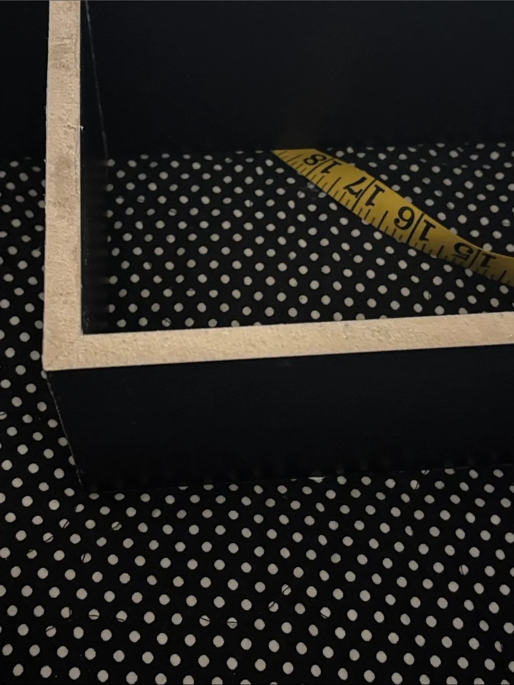 Target Black Sectioned Wall Display Shelf